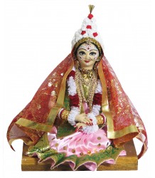 Lady in Bengali Bridal Dress