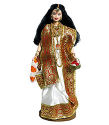 Bengali Pujarini - Customised Barbie Doll