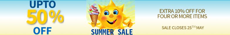 Grand Summer Sale - Upto 50% off