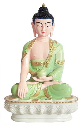 Medicine Buddha - Marble Dust Statue