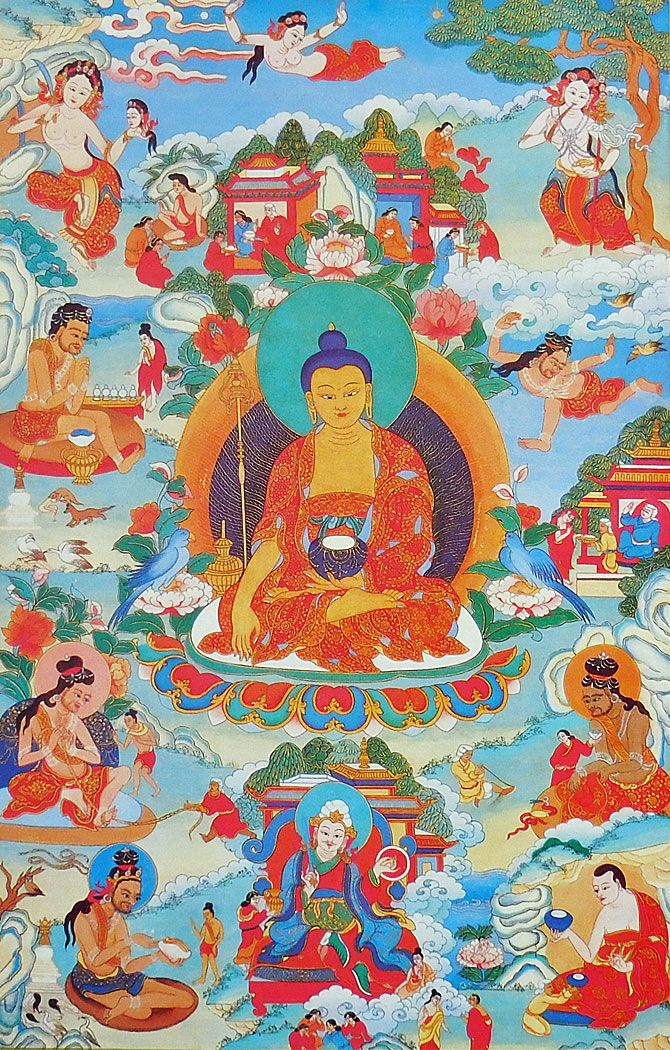 8 Wondrous Manifestations of Guru Rinpoche (Padmasambhava)