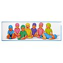 Coloful Babies - Poster