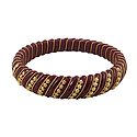 Maroon Lac Bangle with Stone
