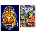 Avalokiteshvara and Sakya Singye - Set of 2 Posters