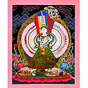Avalokiteshvara - Unframed Thangka Poster - Reprint on Paper