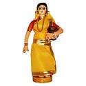 Bengali Lady Going to Fetch Water- Cloth Doll