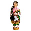 Bharatnatyam Dancer - Cloth Doll