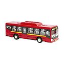 Low Floor Red Acrylic Toy Bus