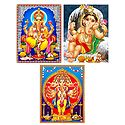 Set of 3 Ganesha Posters