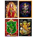 Set of 4 Ganesha Posters