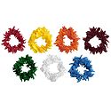 Set of 7 Small Cloth Garland for Decorating Hair
