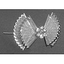 Silver Color Metal Butterfly Shaped Hair Pin
