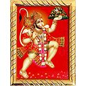 Hanuman Carrying Gandhmadan Parvat to Fetch Sanjivani Booty to Cure Lakshmana