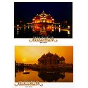 Akshardham Temple at Night, New Delhi - 2 Small Posters
