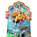 The Liberation of Gajendra by Lord Vishnu