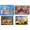 Hindu Deities - Set of 4 Posters