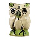 Ceramic Owl Incense Burner with 3 Holes