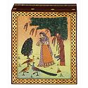 Ragini Kakubha - Jewelry Box with Gemstone Painting