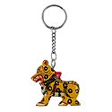 Wooden Tiger Key Chain
