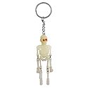 Metal Key Chain with Synthetic Skeleton