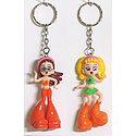 Party Time - Set of 2 Doll Keyring
