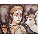 Gopala Krishna with Cow