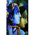 Radha Krishna Poster - The Divine Lovers