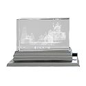3-D Etched Glass Char Dham with Changing Colors