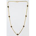 Gold Plated Chain with Lacquered Balls