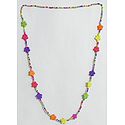 Multicolor Acrylic Bead Tibetan Necklace Set