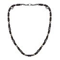 Brown Bead Stretch Necklace