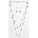 Multicolor Crystal Bead Necklace Set