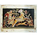King Tutunkhamun in his Chariot (Reprint From an Egyptian Painting)