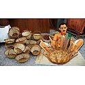Basket Weaver Picture - Unframed Photo Print on Paper