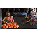 Fruit Seller Photo - Unframed Photo Print on Paper