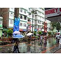 M.G Road Market During Rain, Gangtok - East Sikkim, India