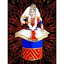 Manipuri Dancer Photo - Unframed Multicolor Photo Print on Paper