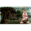 Priest Performing Puja Picture - Unframed Photo Print on Paper