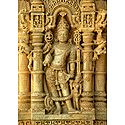 Vishnu - Temple Sculpture from Chittor, Rajasthan, India