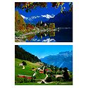 Brienz, Switzerland - Set of 2 Postcards