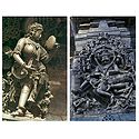 Temple Wall Carvings, Belur - Set of 2 Postcards