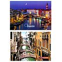 Rialto Bridge and Bridge of Sighs of Venice, Italy - Set of 2 Postcards