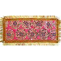 Embroidered and Sequin Work Pink Art Silk Chunni for Matarani