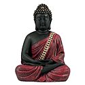 Meditating Buddha in Red Robe