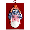 Poly Resin Chinese Opera Face for Wall Decoration