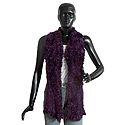 Purple Silk Thread Soft Scarf