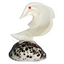 Mother of Pearl Fish on Cowrie