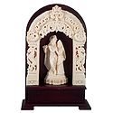 Radha Krishna - The Divine Lovers - Stone Dust Statue