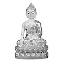 White Buddha in Silver Robe