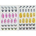 Set of 2 Decorative Sheets of Sticker for Nails